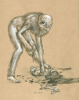 Зеленый демон в яме